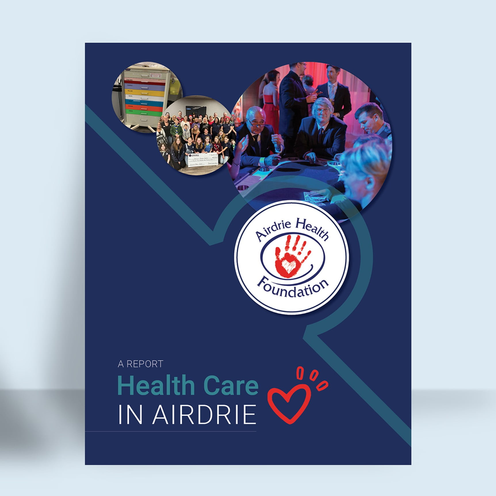The cover of the Airdrie Health Foundation report