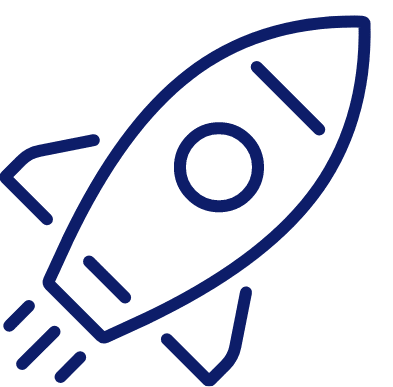 an icon of a rocket
